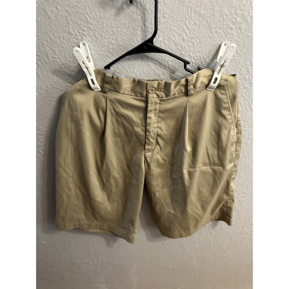 Nike Men's‎ Beige Khaki Pleated  Front Golf Shorts Size 32 Inseam 10.5Inches - Picture 3 of 7